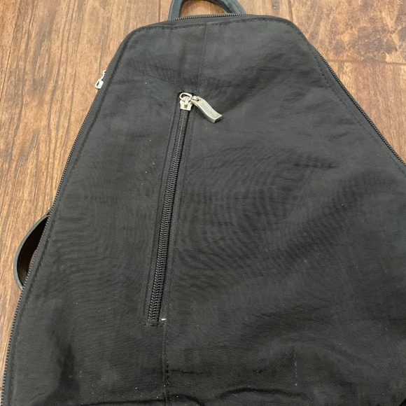 Baggallini  Black Nylon Backpack, super cute! Light and small to carry main image 4